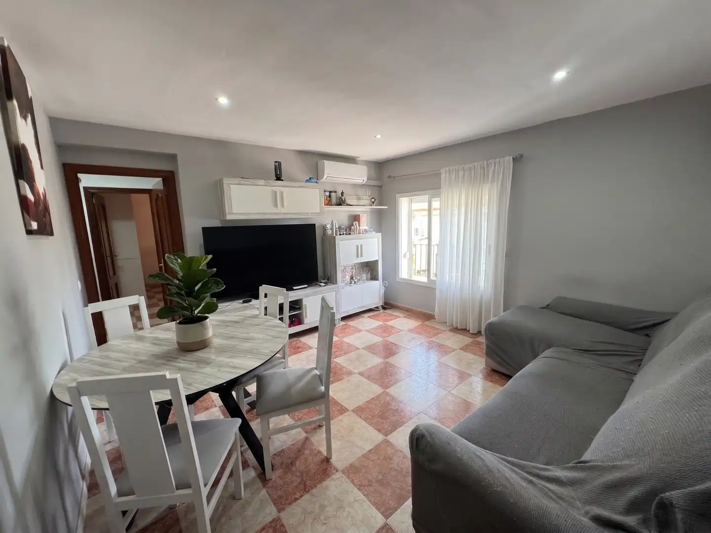 Sala d'estar de Pis en venda en Sanlúcar de Barrameda amb Aire condicionat