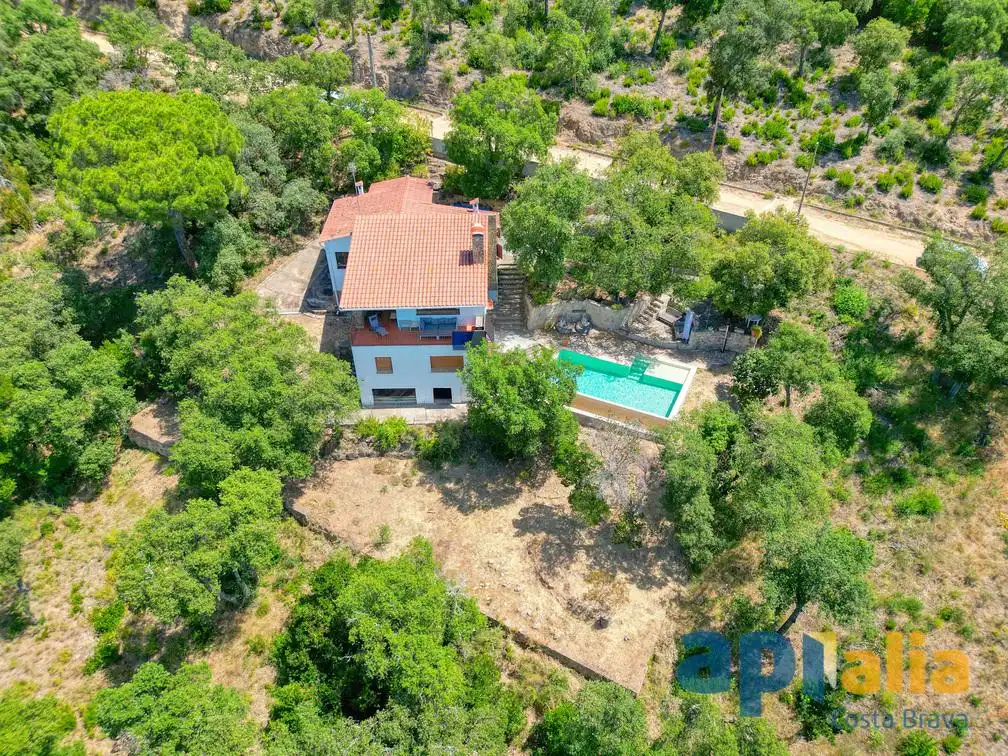 Exterior view of Houses for sale in Santa Cristina d'Aro  with Terrace and Swimming Pool