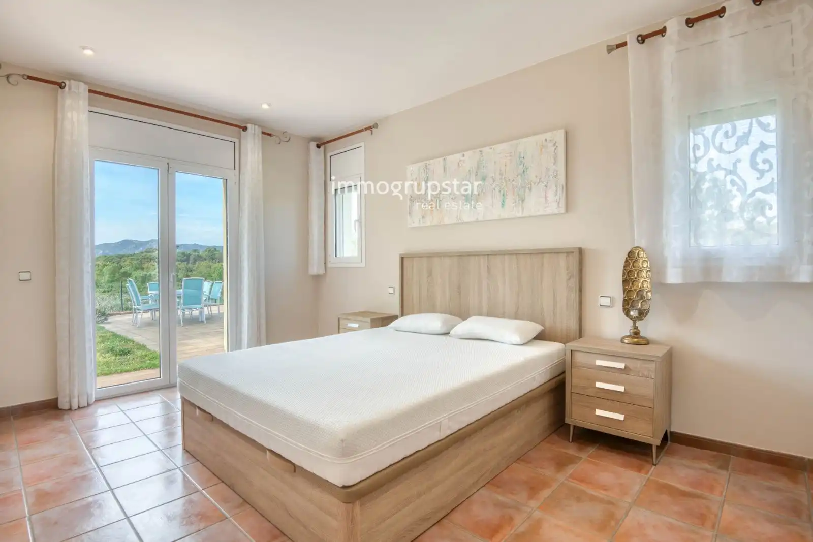 Habitación de Casa o chalet en venta en Santa Cristina d'Aro con Calefacción, Terraza y Piscina