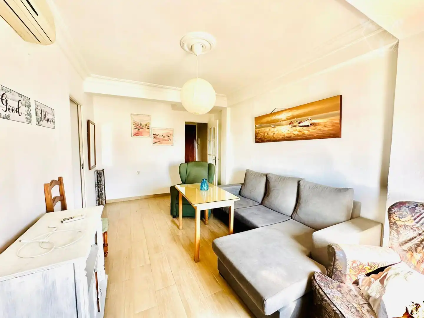 Living room of Flat for rent in Huelva  with Furnished