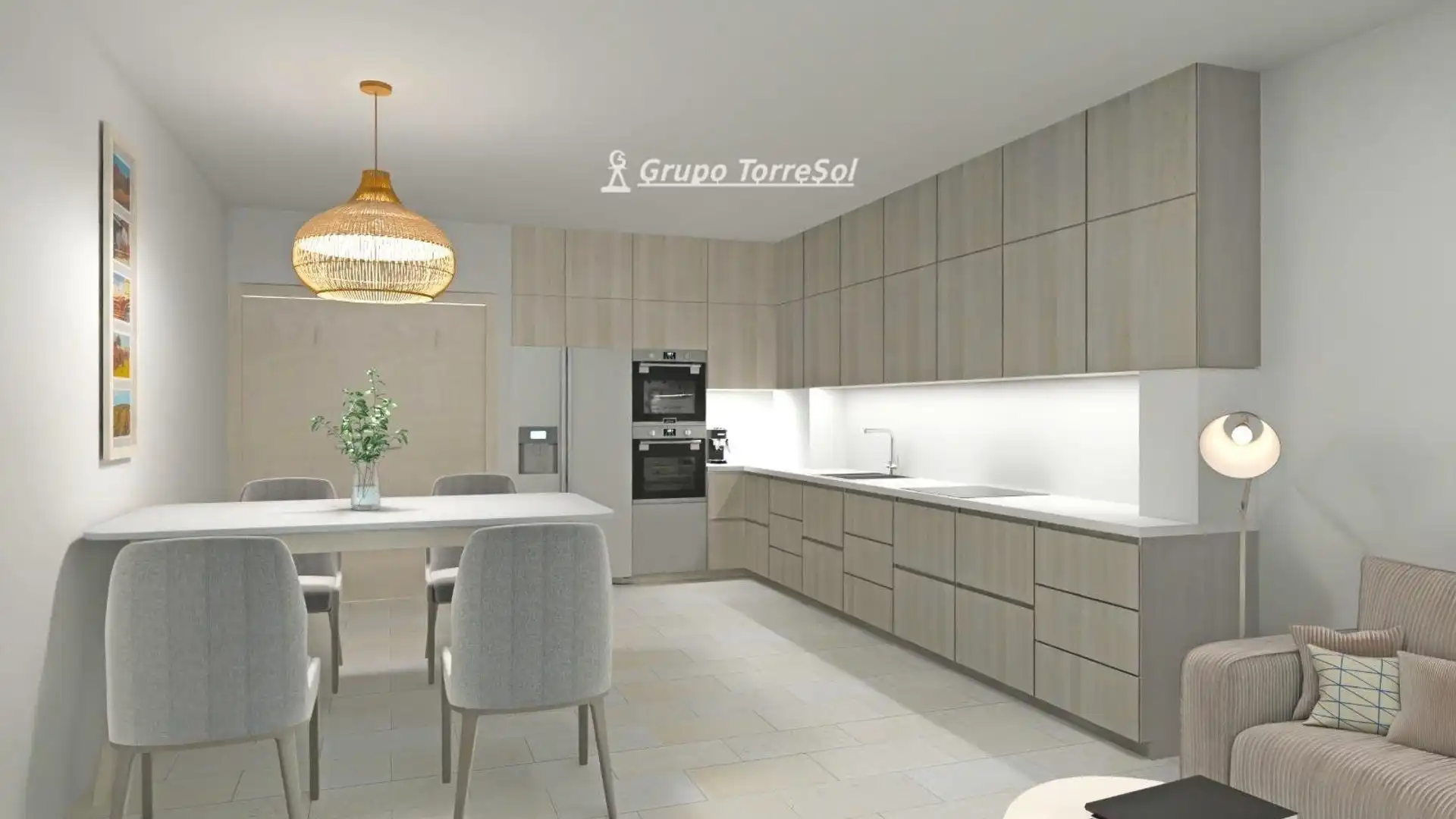 Kitchen of Flat for sale in Torredembarra  with Air Conditioner, Heating and Terrace