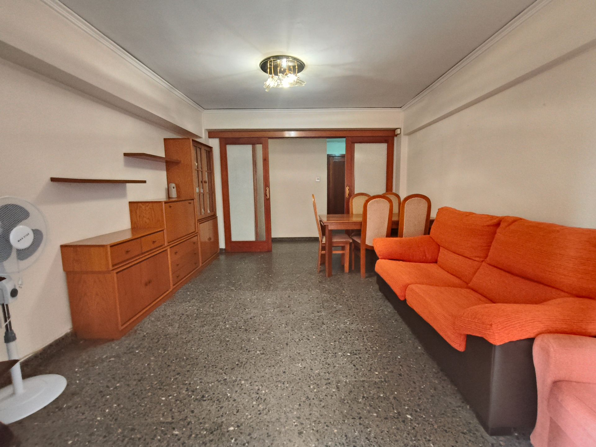 Sala d'estar de Pis en venda en Tavernes de la Valldigna amb Terrassa i Moblat