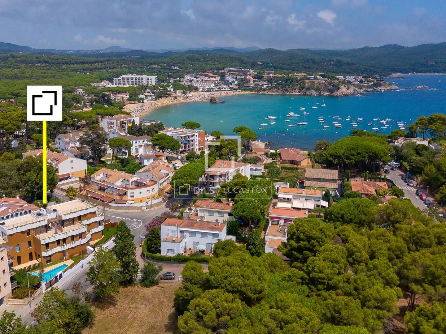 Vista exterior de Piso en venta en Palamós con Aire acondicionado, Calefacción y Jardín privado