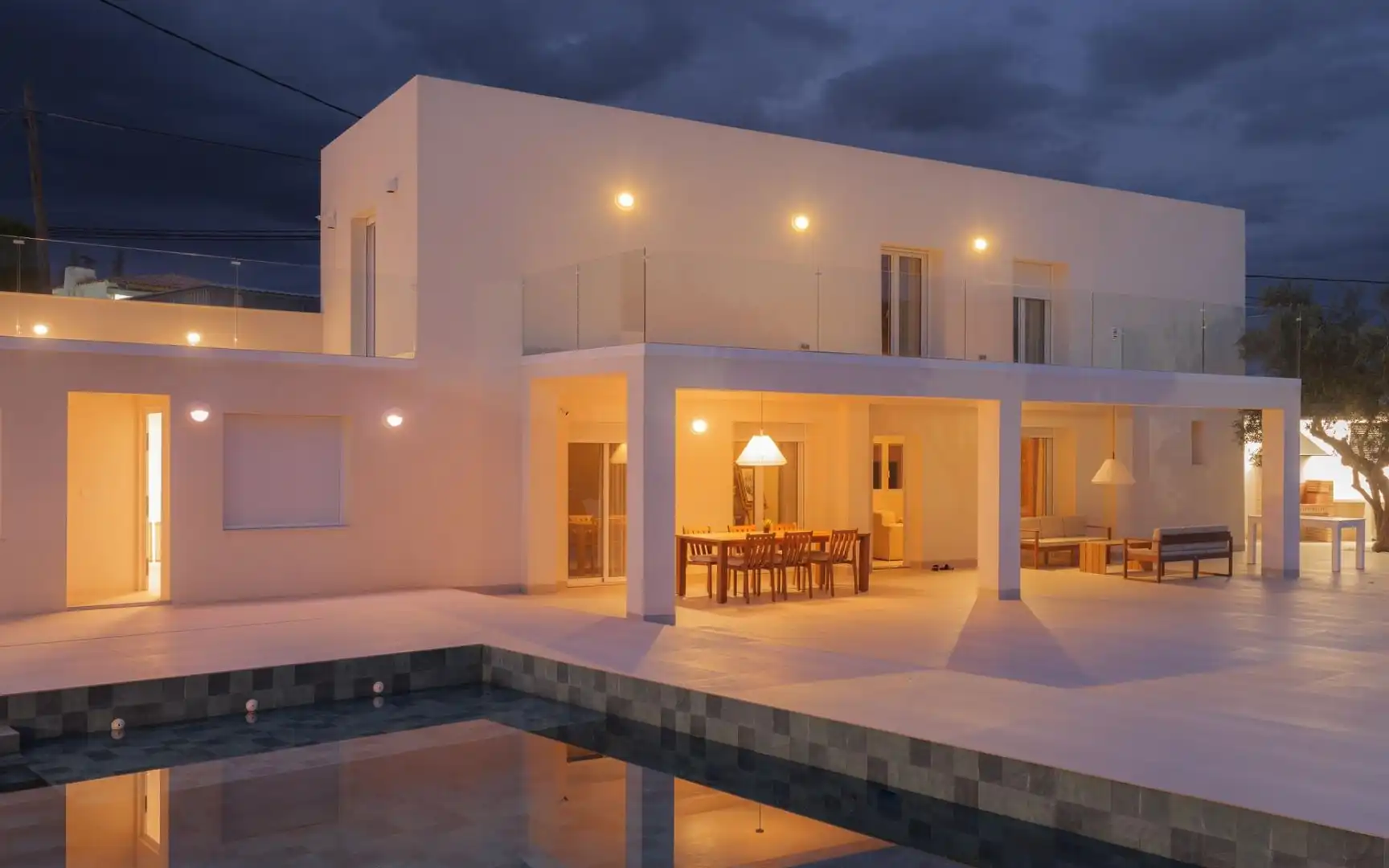 Vista exterior de Casa o xalet en venda en Enguera amb Aire condicionat, Calefacció i Piscina