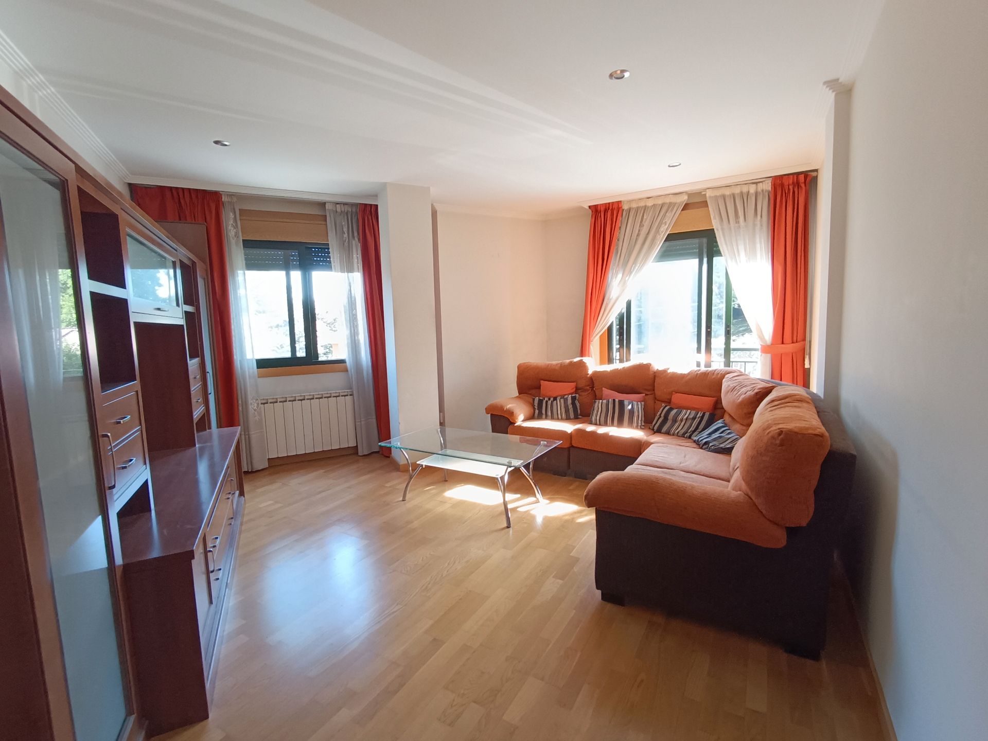 Sala de estar de Apartamento en venta en Pontevedra Capital  con Calefacción, Trastero y Amueblado