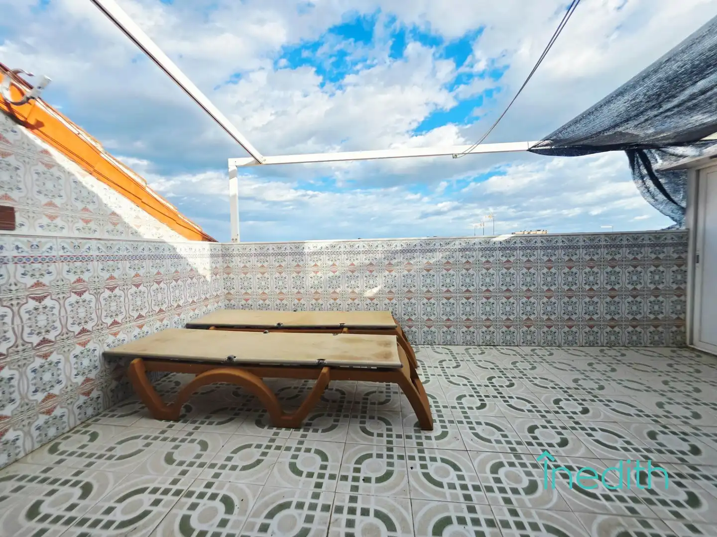 Terrasse von Einfamilien-Reihenhaus zum Verkauf in Viladecans mit Klimaanlage, Heizung und Terrasse