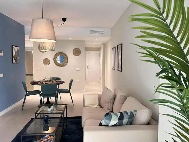 Sala d'estar de Apartament en venda en Vélez-Málaga amb Aire condicionat, Terrassa i Traster