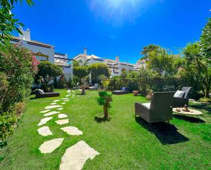 Garden of Single-family semi-detached for sale in Estepona  with Air Conditioner, Terrace and Swimming Pool