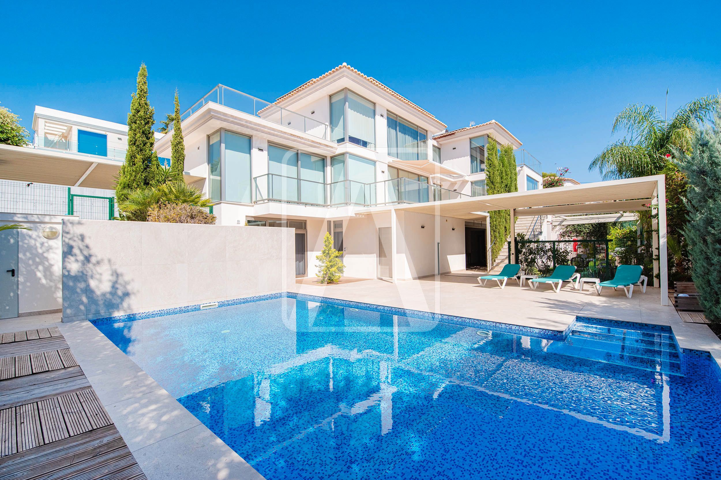 Exterior view of House or chalet for sale in Calpe / Calp  with Air Conditioner, Heating and Private garden