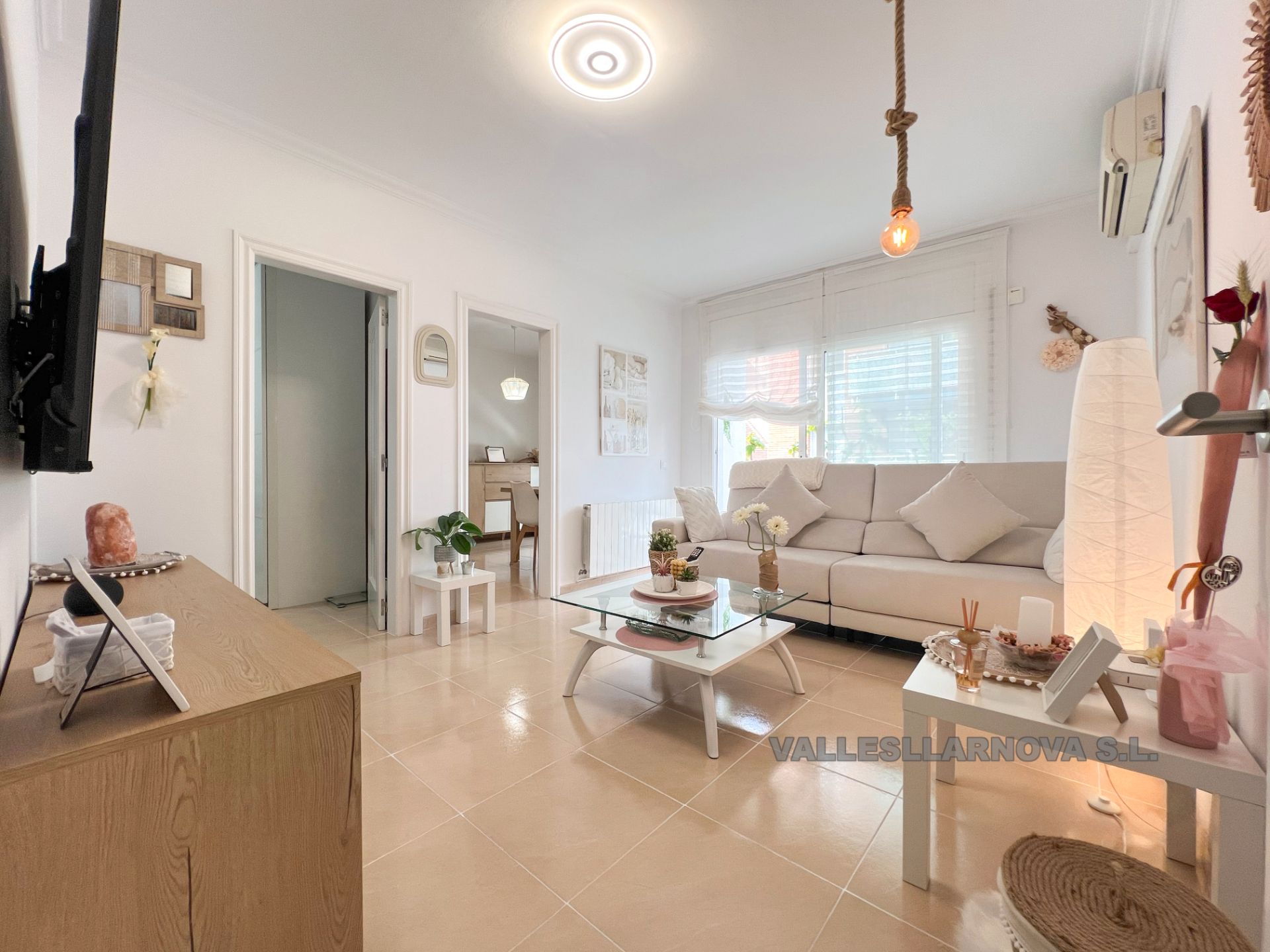Living room of Flat for sale in Mollet del Vallès  with Air Conditioner, Heating and Balcony