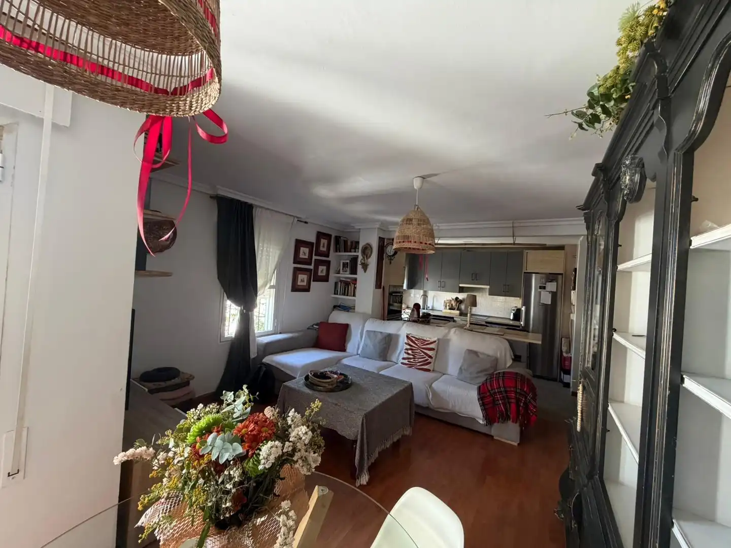 Wohnzimmer von Wohnung zum Verkauf in Chiclana de la Frontera mit Klimaanlage, Parkett und Terrasse