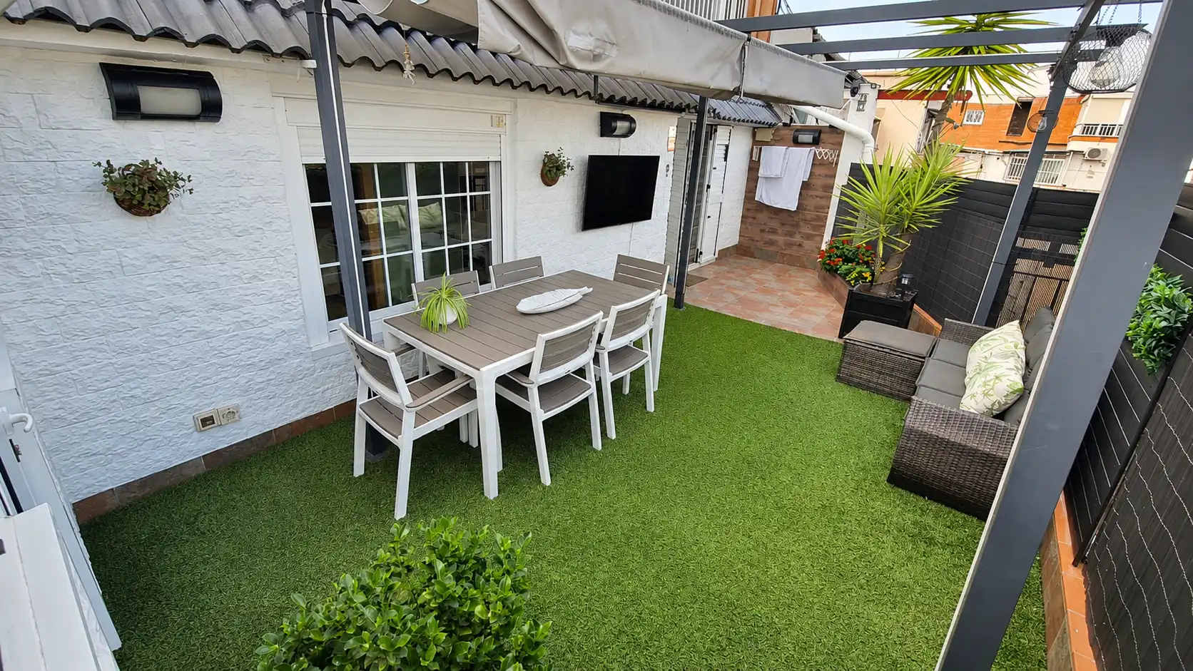 Terrasse von Dachboden zum Verkauf in Barcelona