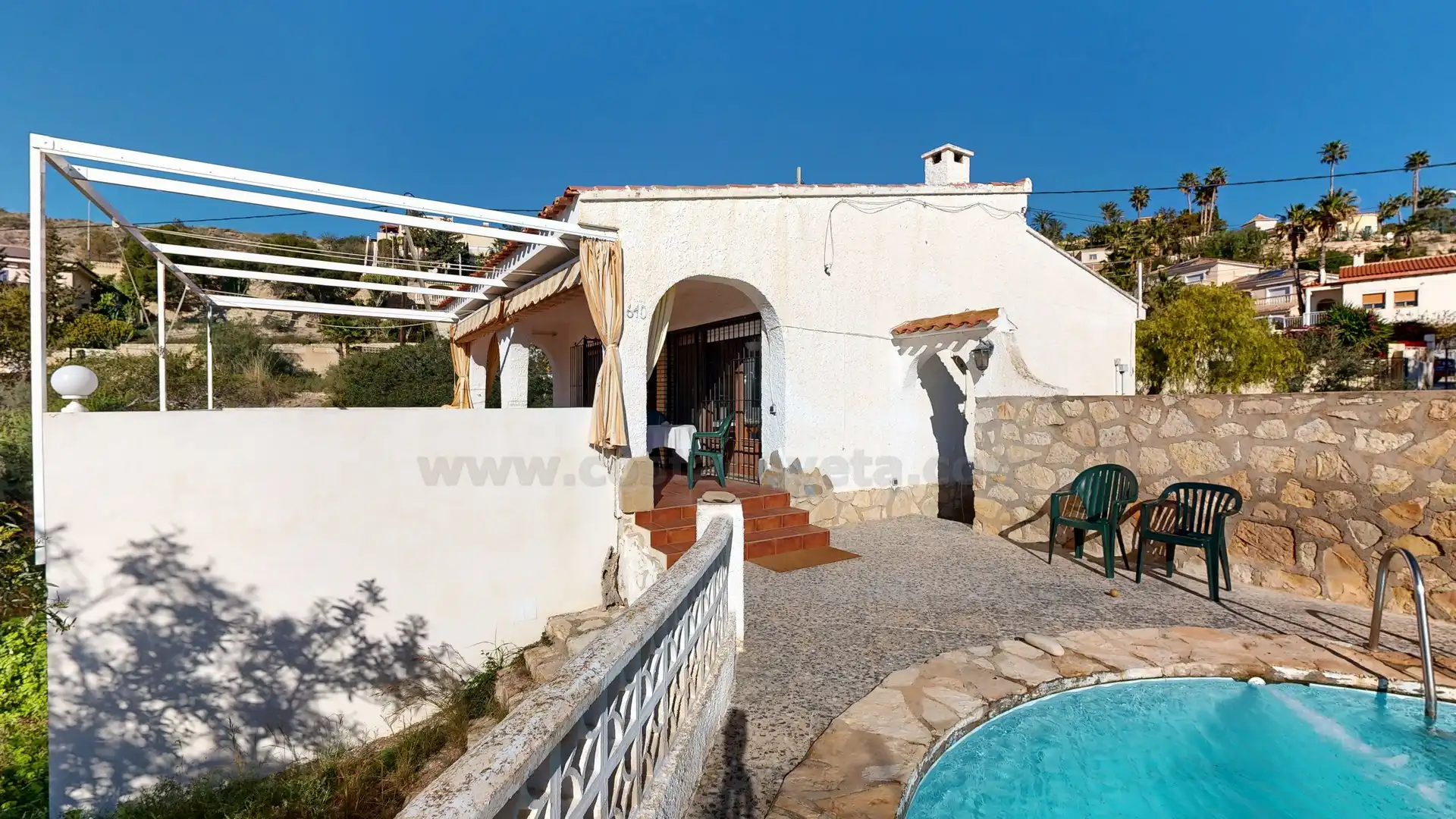 Exterior view of Houses for sale in El Campello  with Private garden, Terrace and Swimming Pool