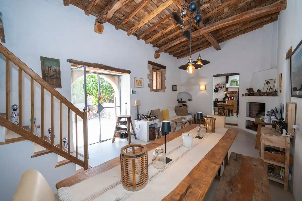 Comedor de Casa o chalet de alquiler en Sant Josep de sa Talaia con Aire acondicionado, Calefacción y Jardín privado