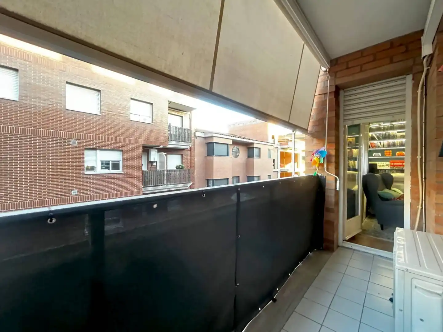 Terrasse von Wohnung zum Verkauf in  Lleida Capital mit Klimaanlage, Heizung und Parkett