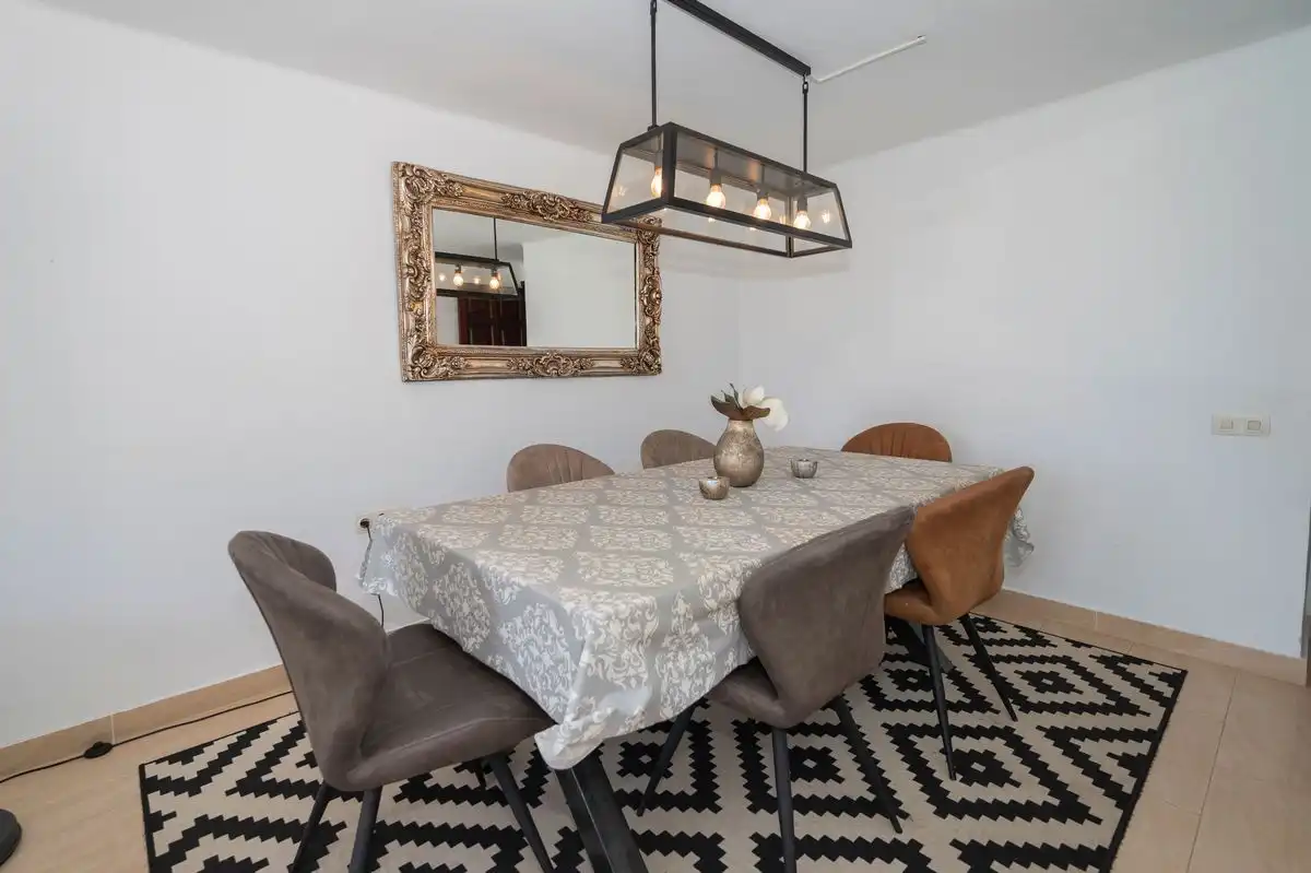 Dining room of Flat for sale in Santa Eulària des Riu  with Air Conditioner, Heating and Private garden