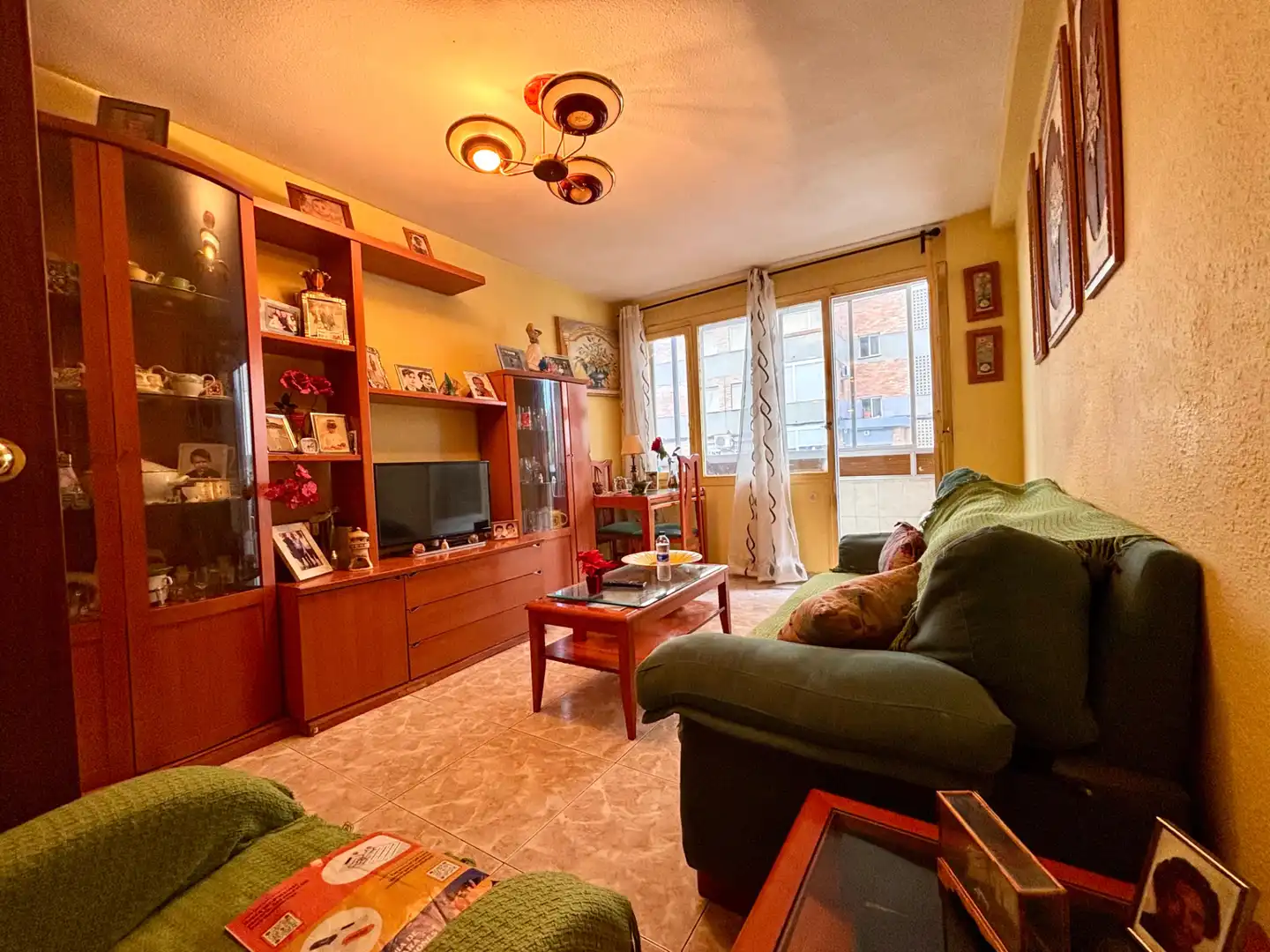 Sala de estar de Piso en venta en Alicante / Alacant con Aire acondicionado, Amueblado y Lavadora