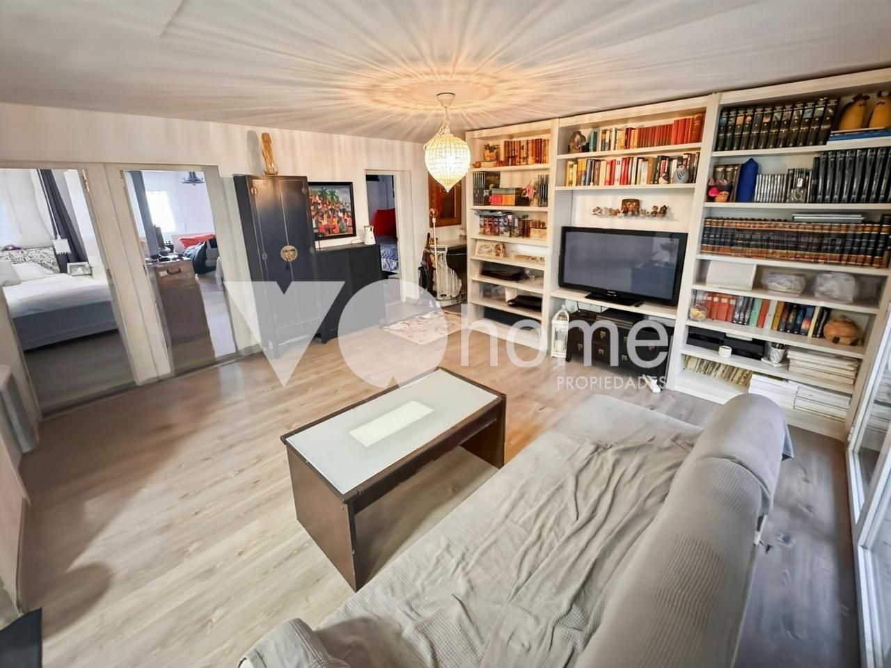 Sala de estar de Piso en venta en  Madrid Capital con Aire acondicionado, Calefacción y Terraza