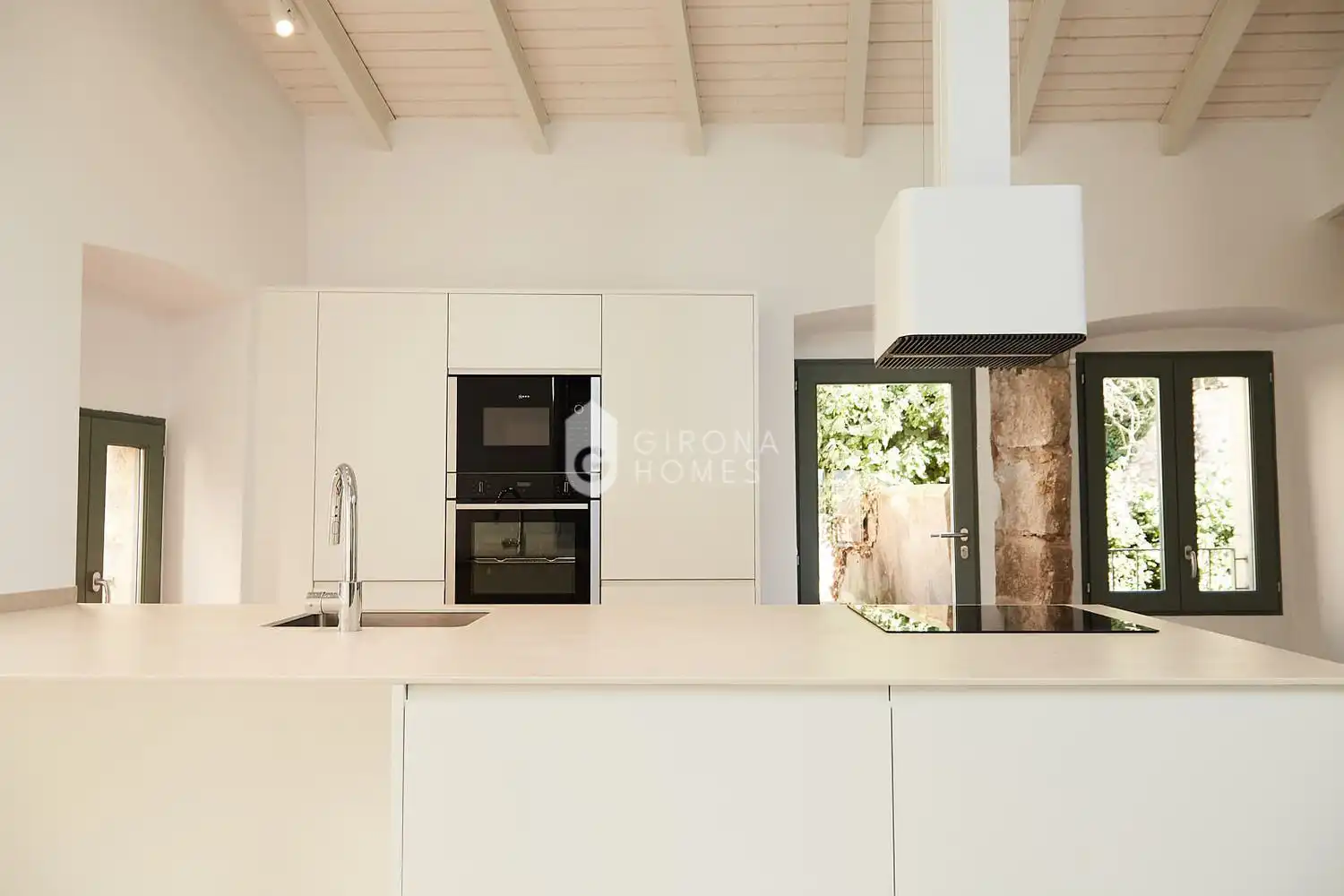 Kitchen of Houses for rent in Girona  with Air Conditioner, Heating and Private garden