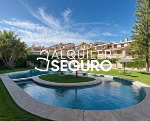 Vista exterior de Casa o xalet de lloguer en Alicante / Alacant amb Terrassa i Piscina