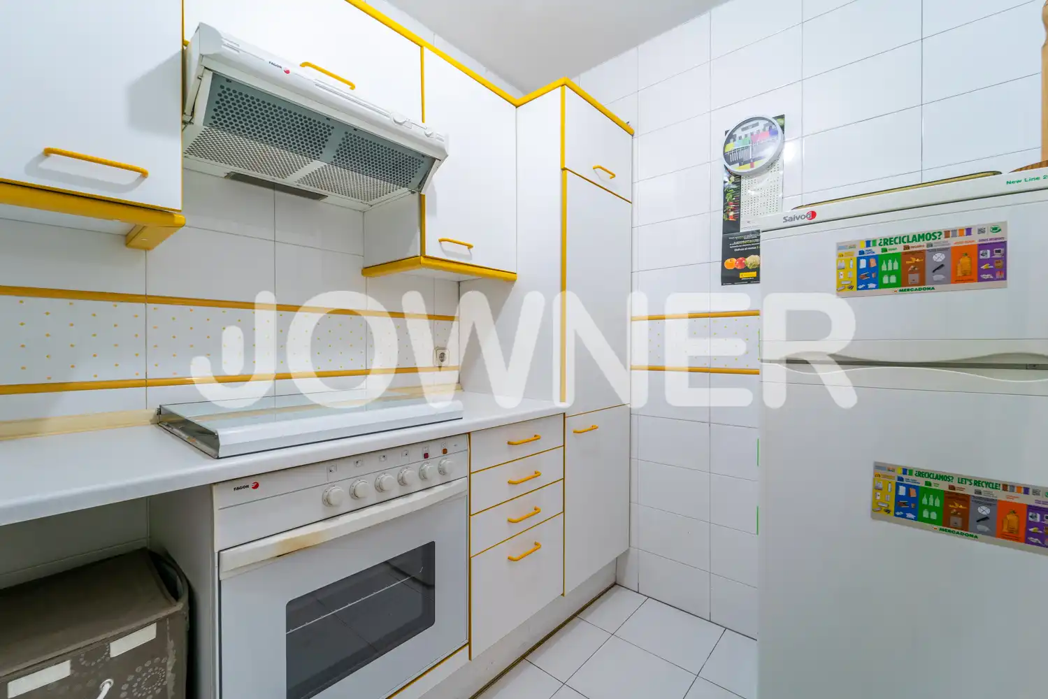 Kitchen of Flat for rent in Madrid  with Air Conditioner, Heating and Furnished
