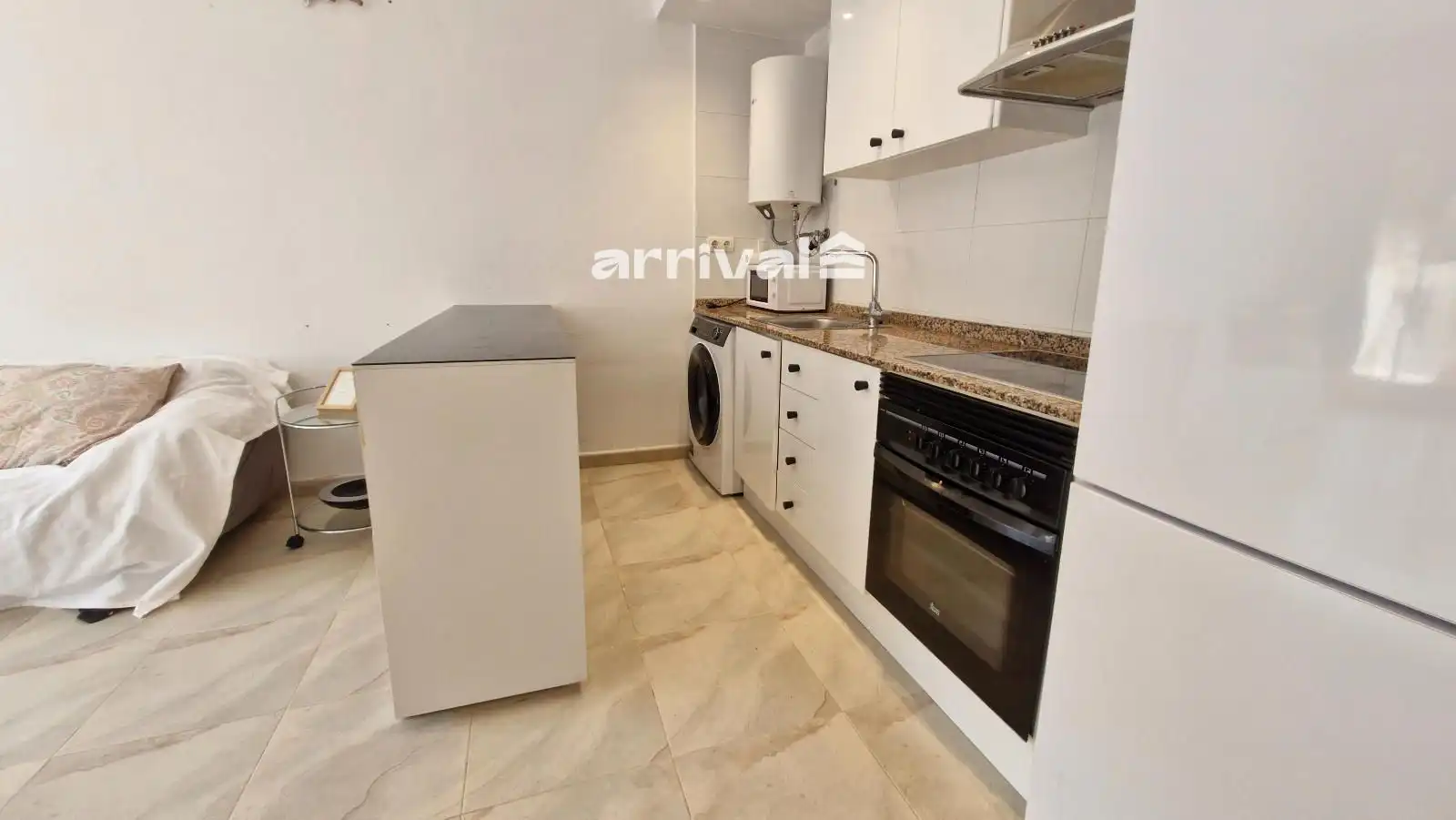 Kitchen of Flat for rent in Puçol  with Terrace, Swimming Pool and Furnished