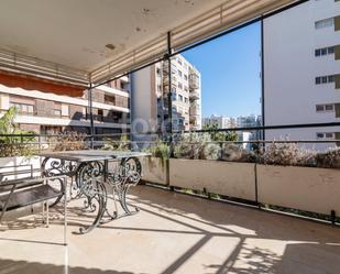 Terrace of Flat to rent in  Valencia Capital  with Air Conditioner, Terrace and Furnished