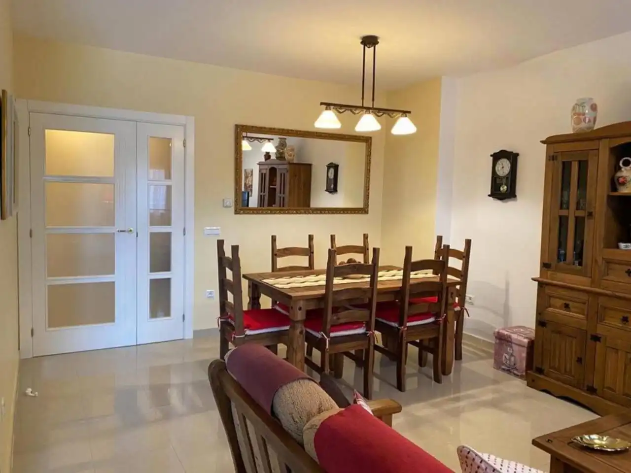 Dining room of Flat for sale in Linyola  with Heating, Terrace and Furnished