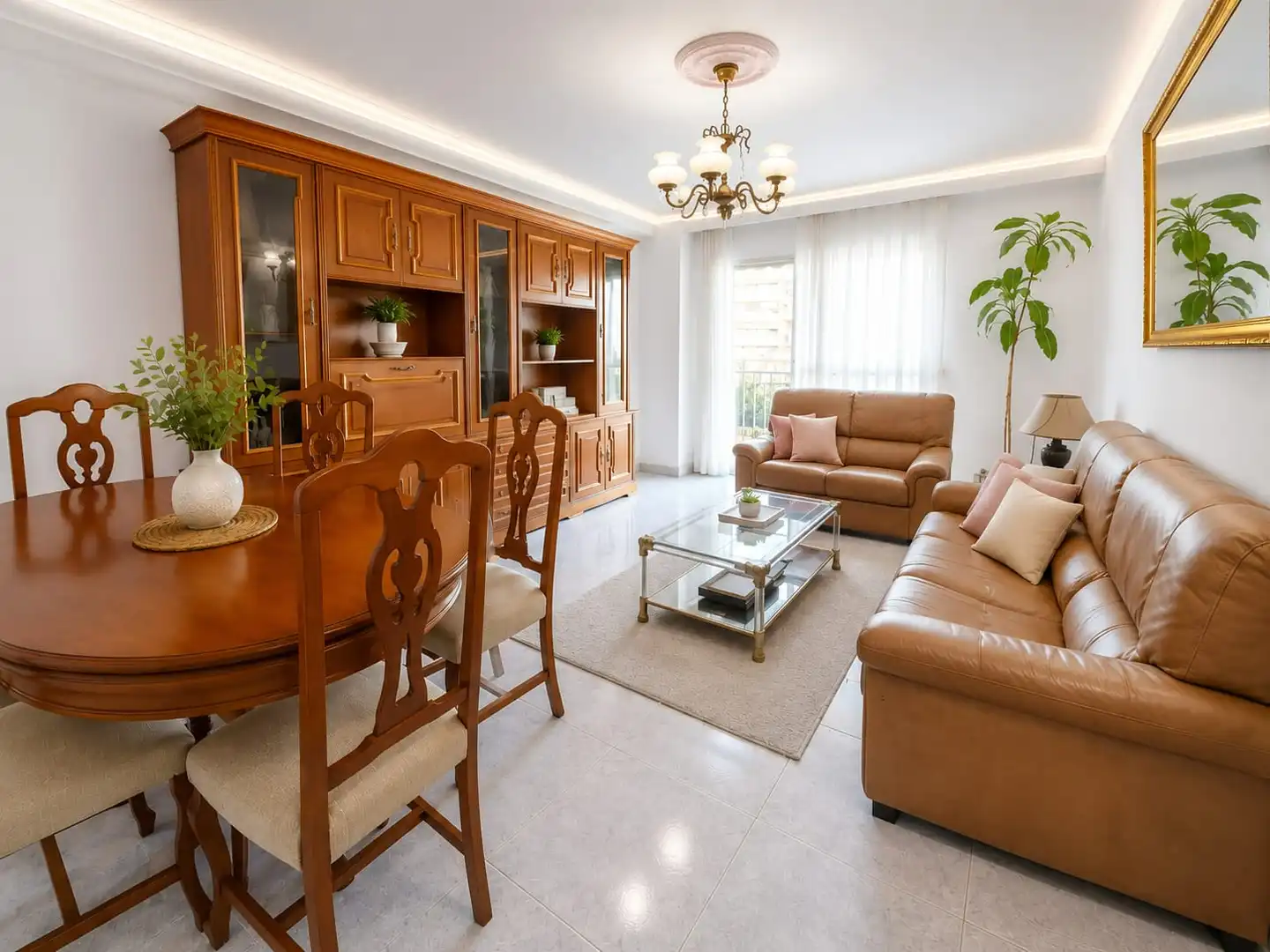 Sala de estar de Piso en venta en Málaga con Terraza