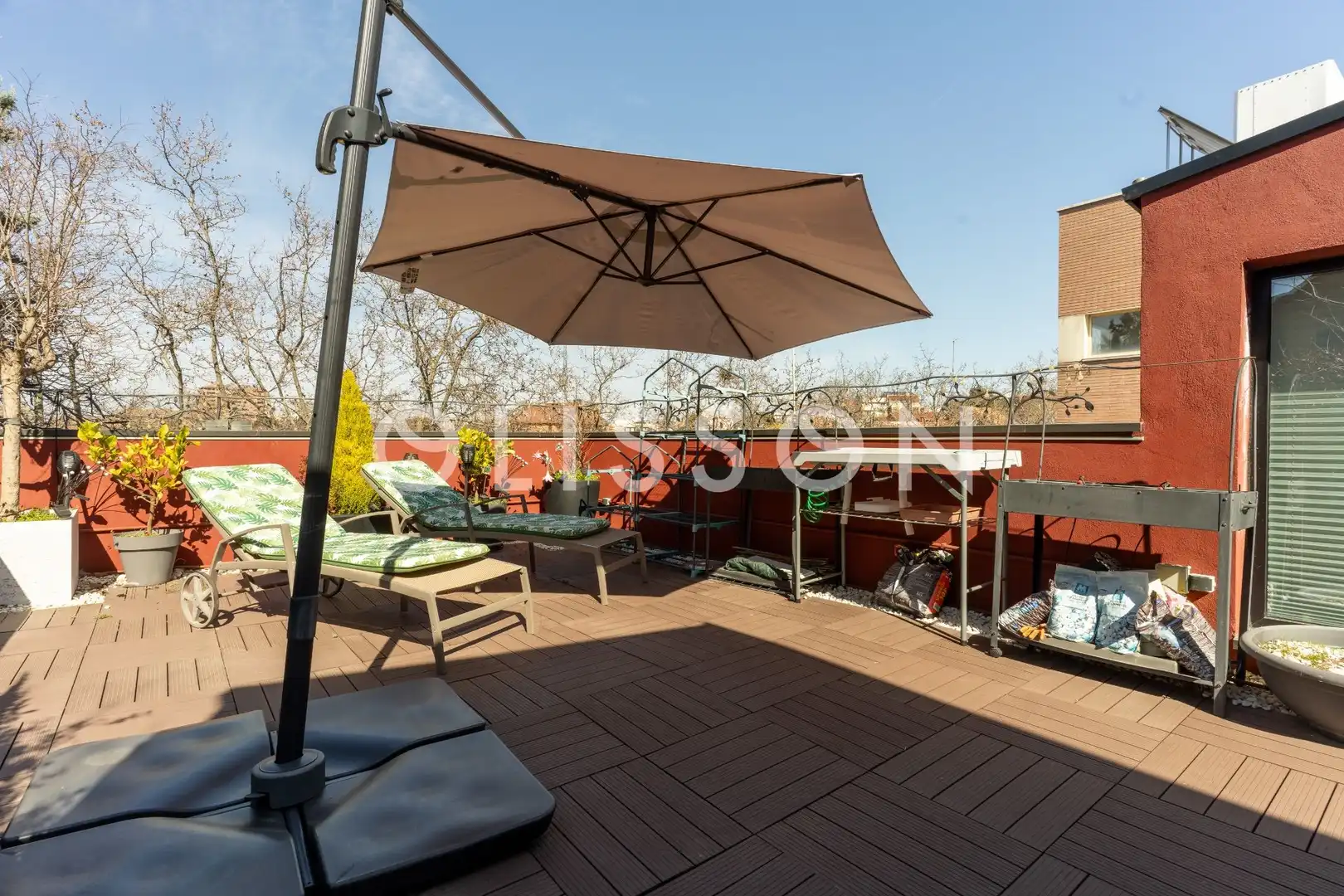 Terraza de Casa o chalet en venta en Madrid con Aire acondicionado, Calefacción y Jardín privado
