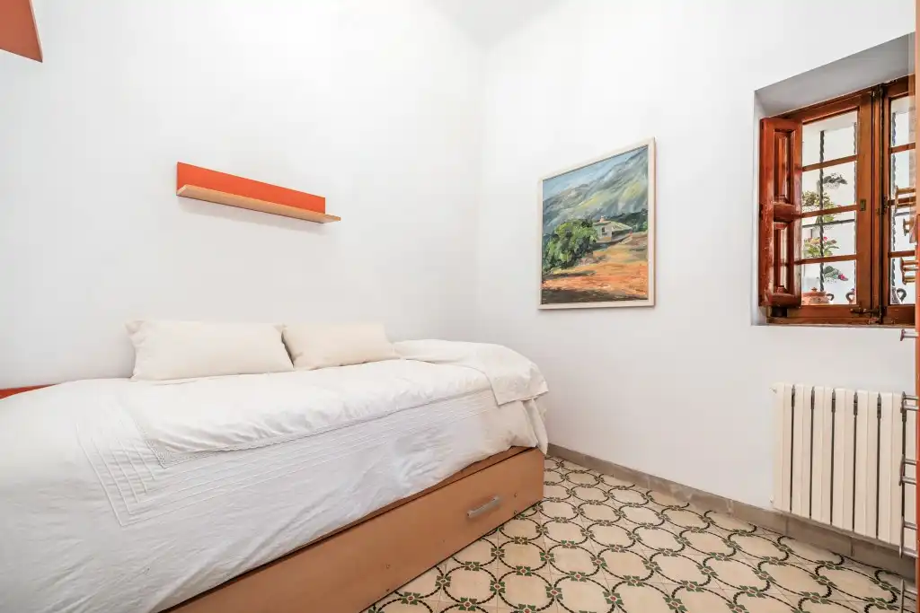 Dormitori de Apartament en venda en  Palma de Mallorca amb Calefacció, Jardí privat i Terrassa