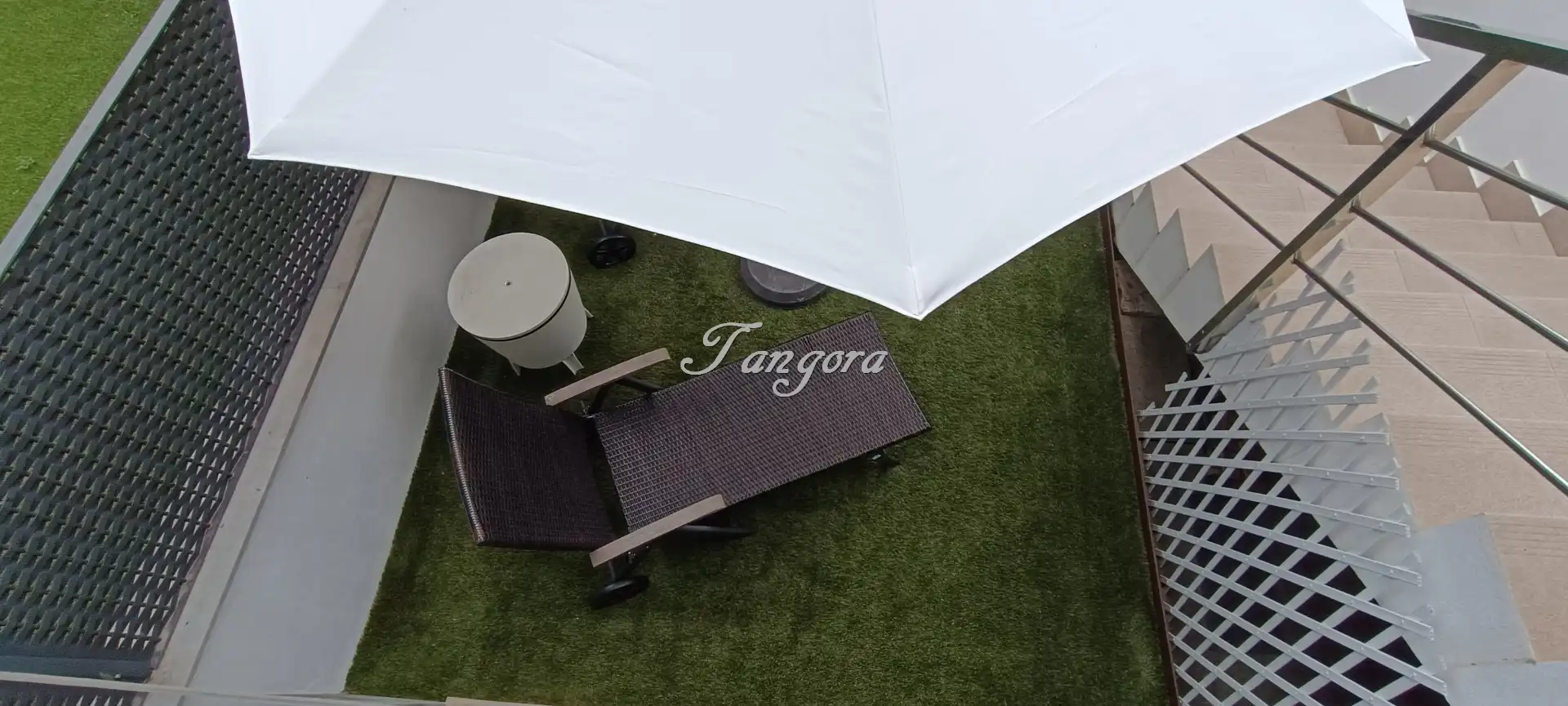 Terrassa de Casa adosada en venda en Sopela amb Calefacció, Jardí privat i Parquet