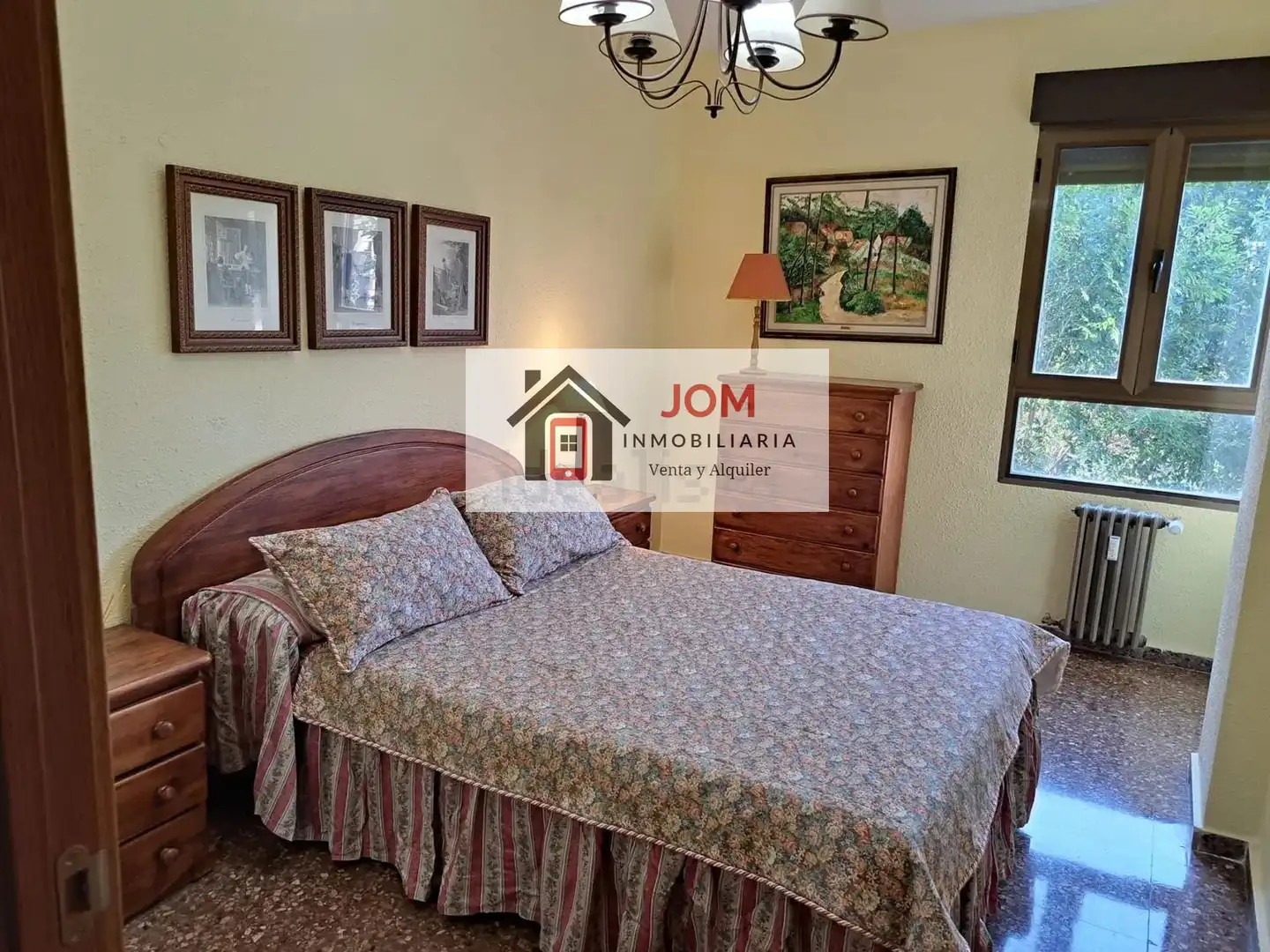 Bedroom of Flat for sale in Albacete  with Air Conditioner, Heating and Furnished