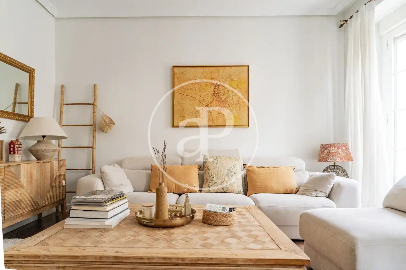 Sala de estar de Piso de alquiler en Madrid con Aire acondicionado y Calefacción