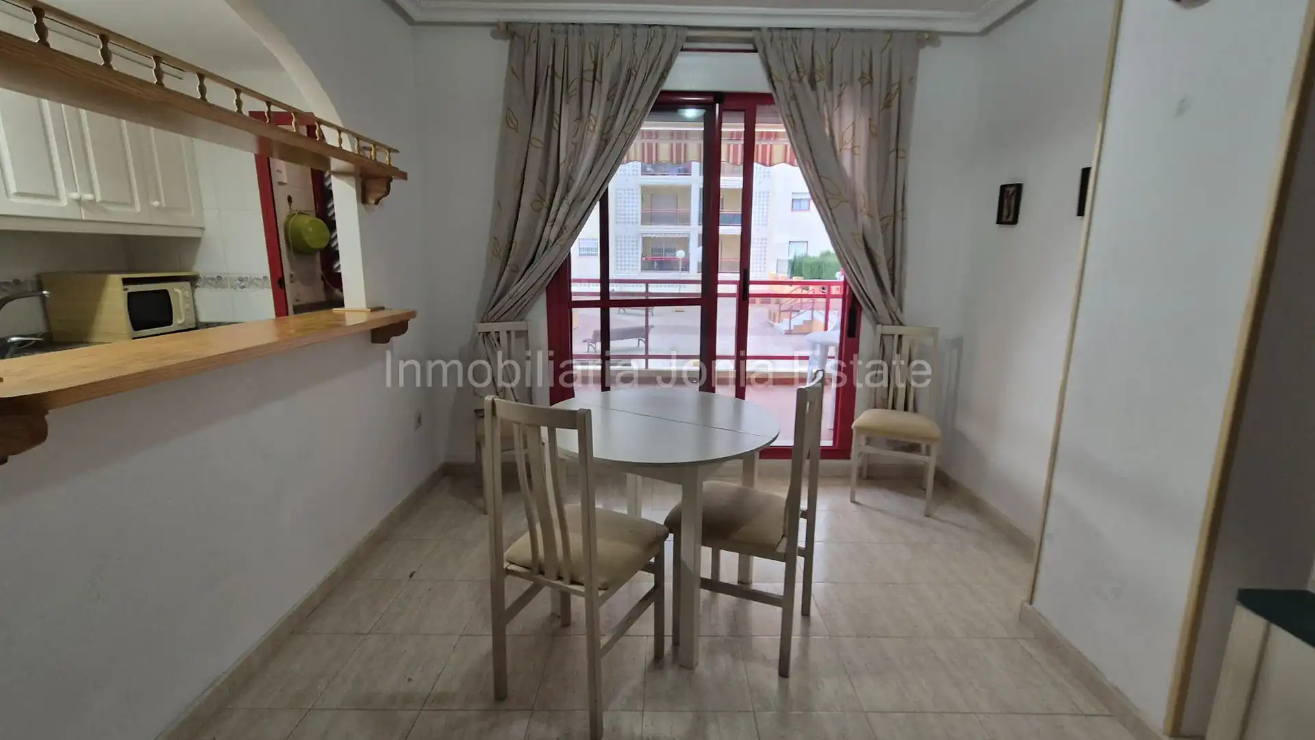 Comedor de Apartamento en venta en Villajoyosa / La Vila Joiosa con Jardín privado, Terraza y Piscina