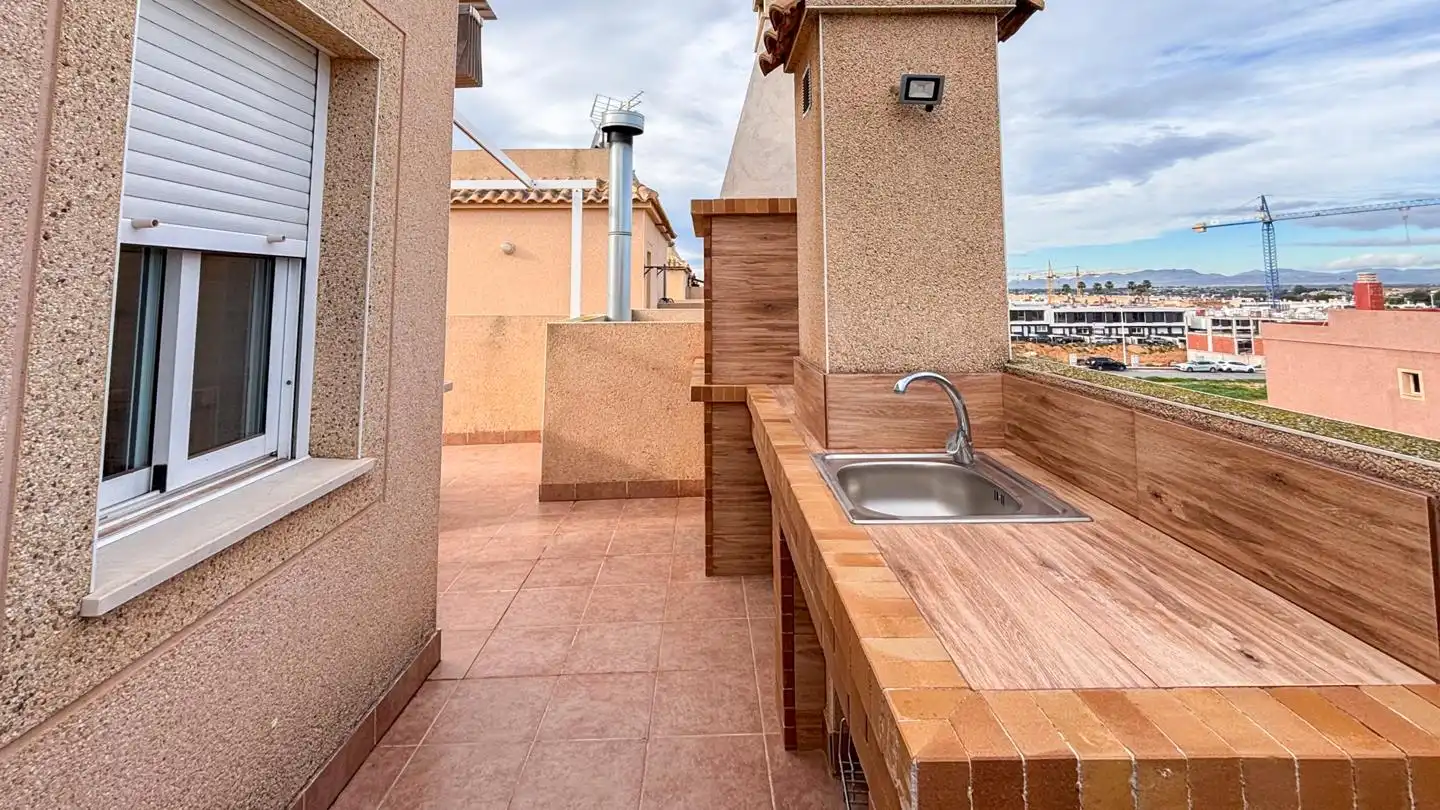 Terrace of Detached homes for sale in Santa Pola  with Air Conditioner, Terrace and Storage room