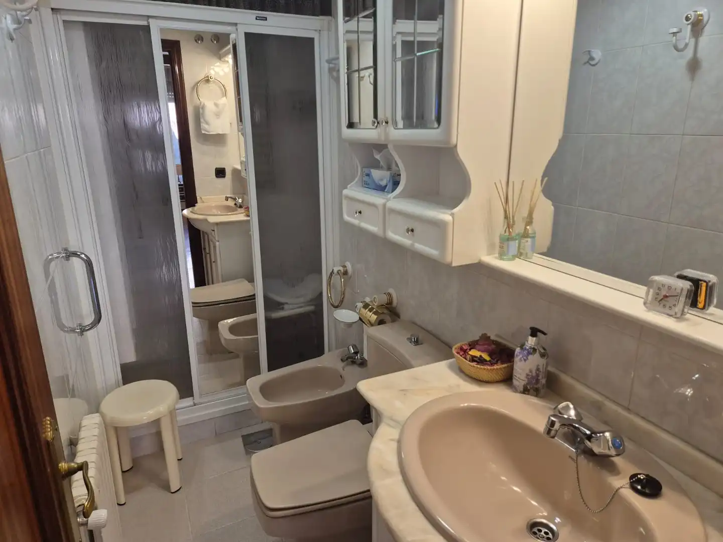Bathroom of Flat for sale in Palencia  with Heating, Parquet flooring and Terrace