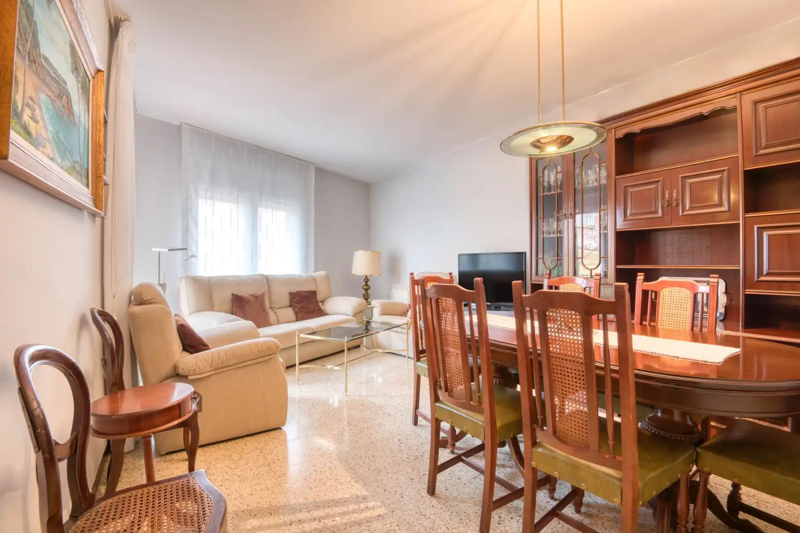 Sala de estar de Piso en venta en Sant Feliu de Guíxols con Calefacción y Balcón