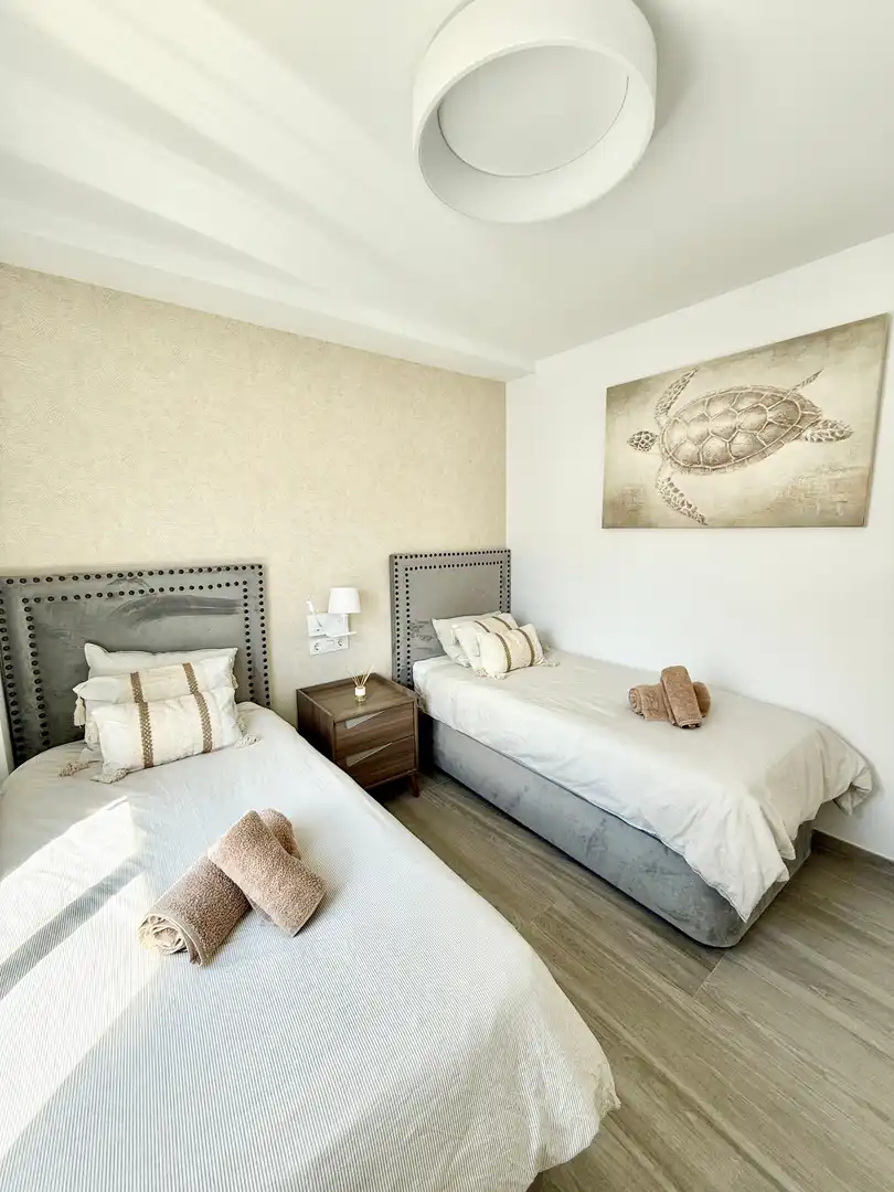 Bedroom of Flat for sale in Conil de la Frontera  with Air Conditioner