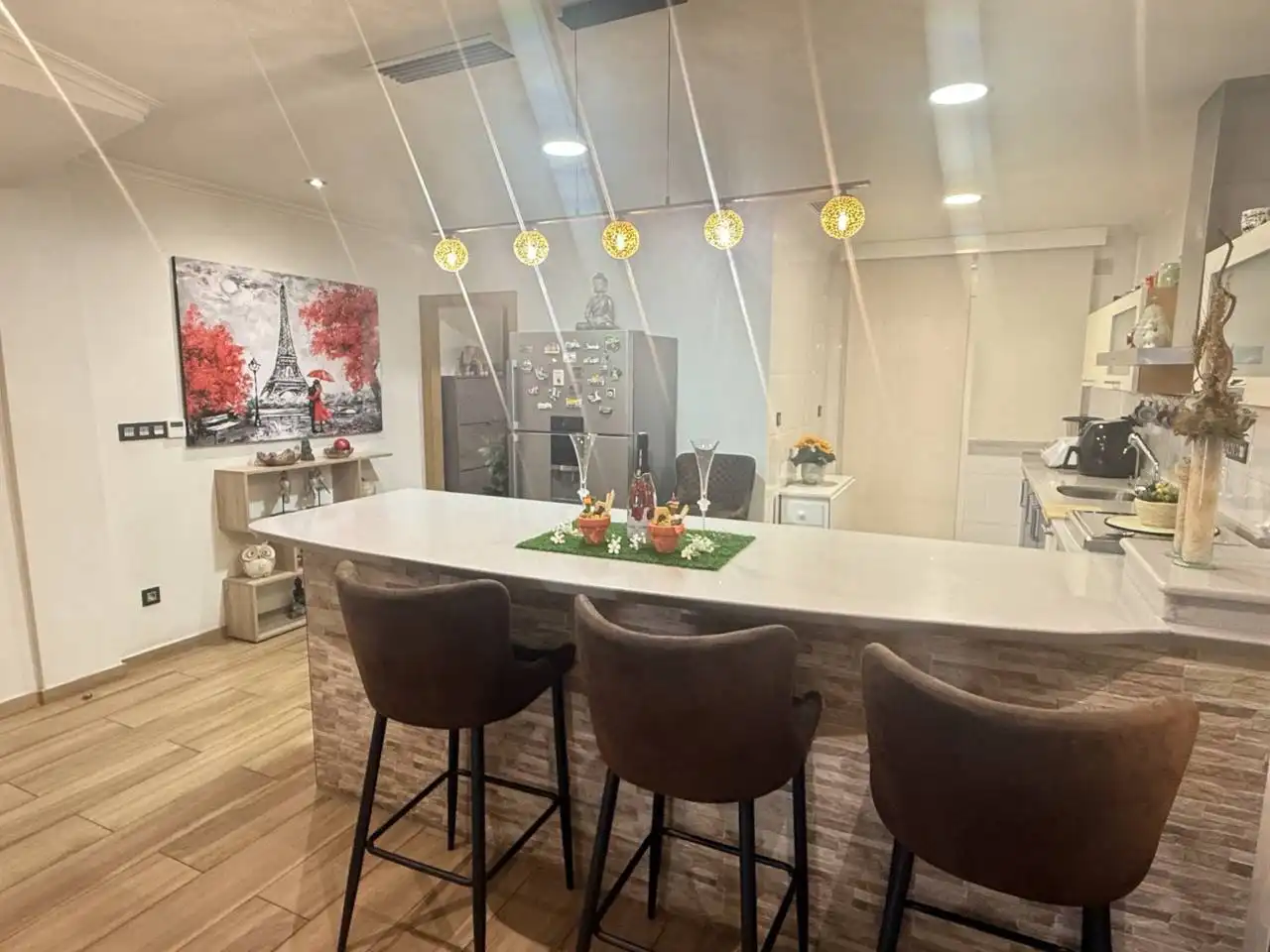 Cocina de Dúplex en venta en Elche / Elx con Aire acondicionado, Terraza y Trastero