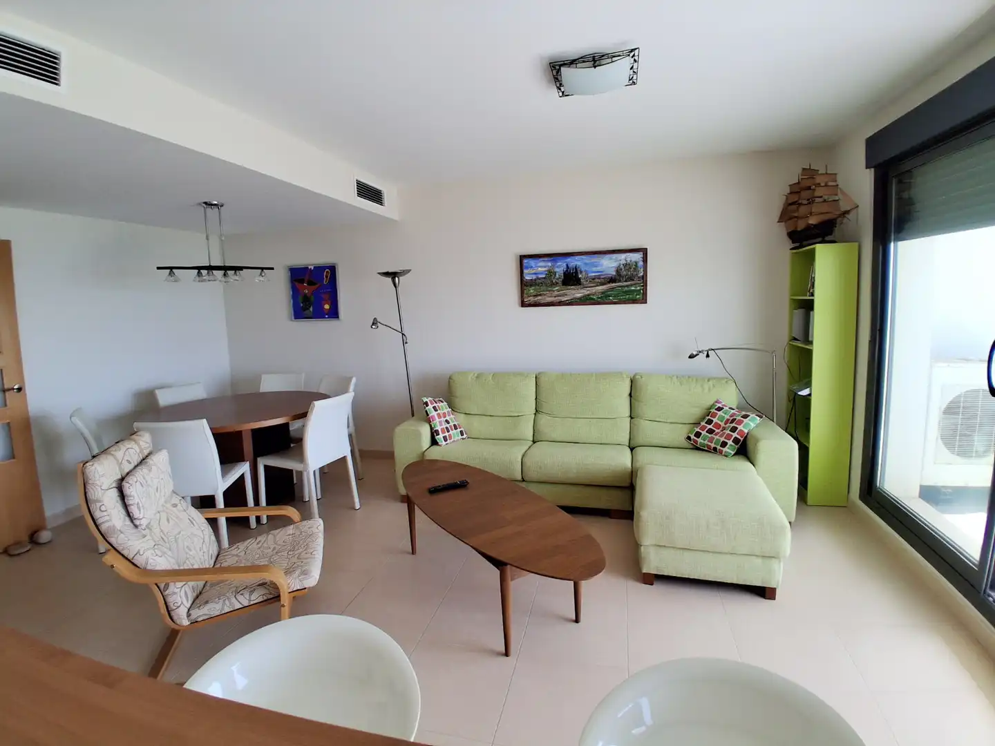 Sala d'estar de Àtic en venda en Vinaròs amb Aire condicionat, Terrassa i Traster