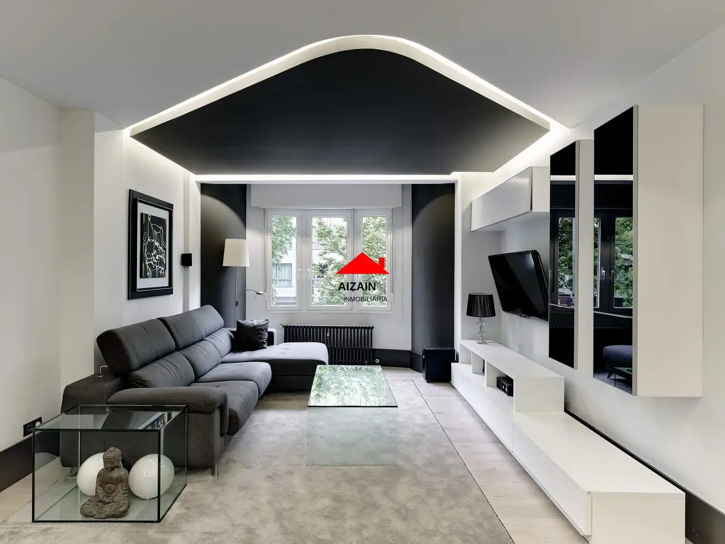 Sala de estar de Piso en venta en Bilbao  con Calefacción y Trastero