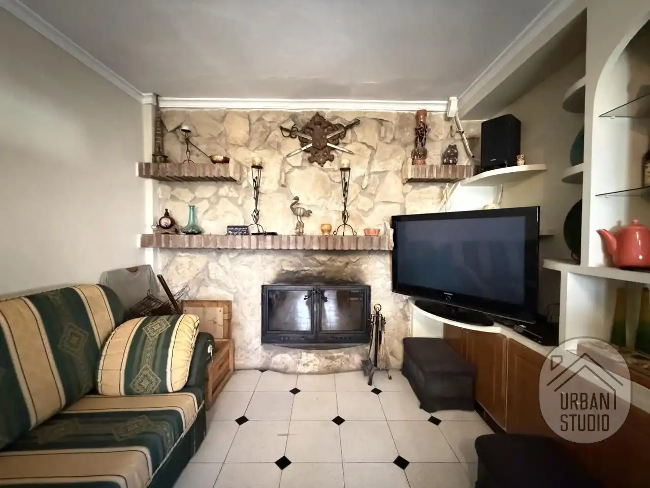 Living room of Houses for sale in Tibi  with Air Conditioner, Heating and Private garden