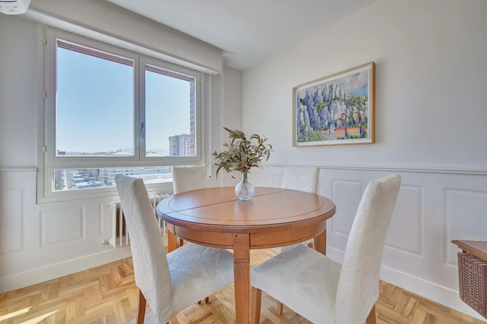 Dining room of Flat for sale in  Pamplona / Iruña  with Air Conditioner, Heating and Parquet flooring