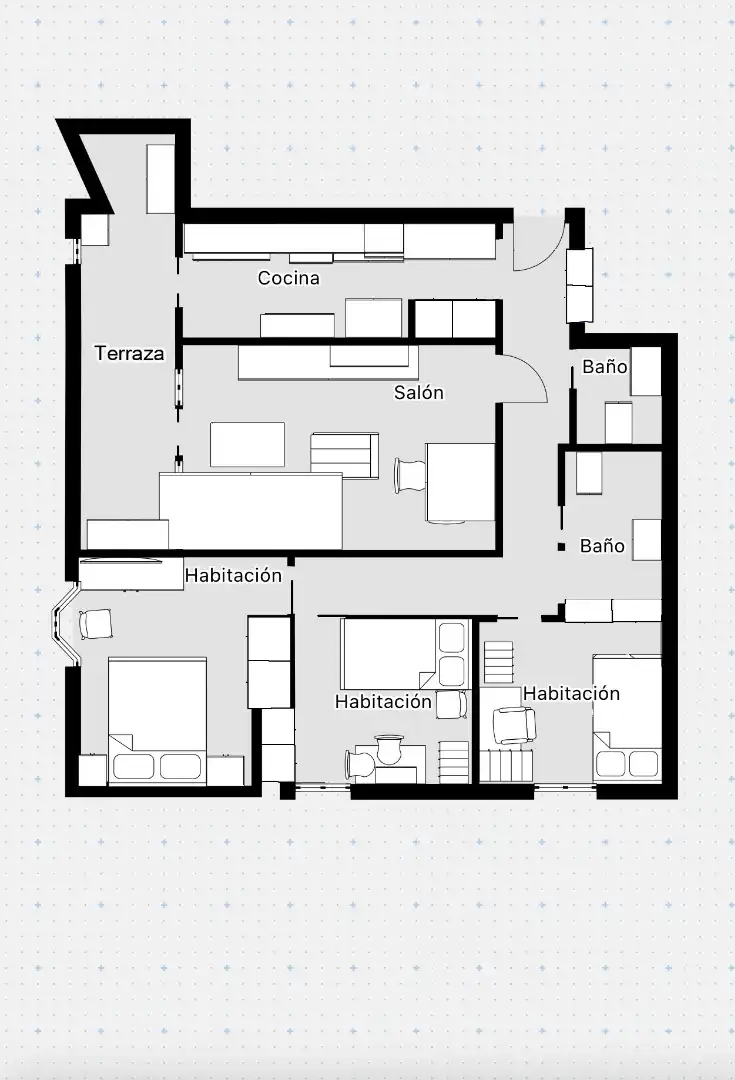 Flat for sale in Madrid  with Air Conditioner, Heating and Parquet flooring