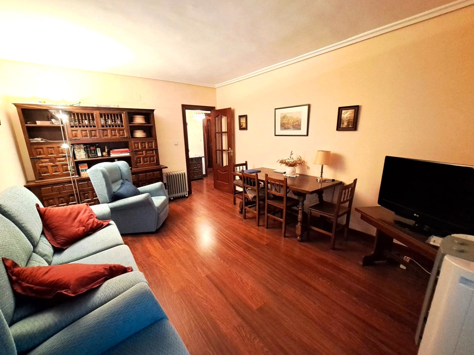 Living room of Flat for sale in Briones  with Furnished and Balcony