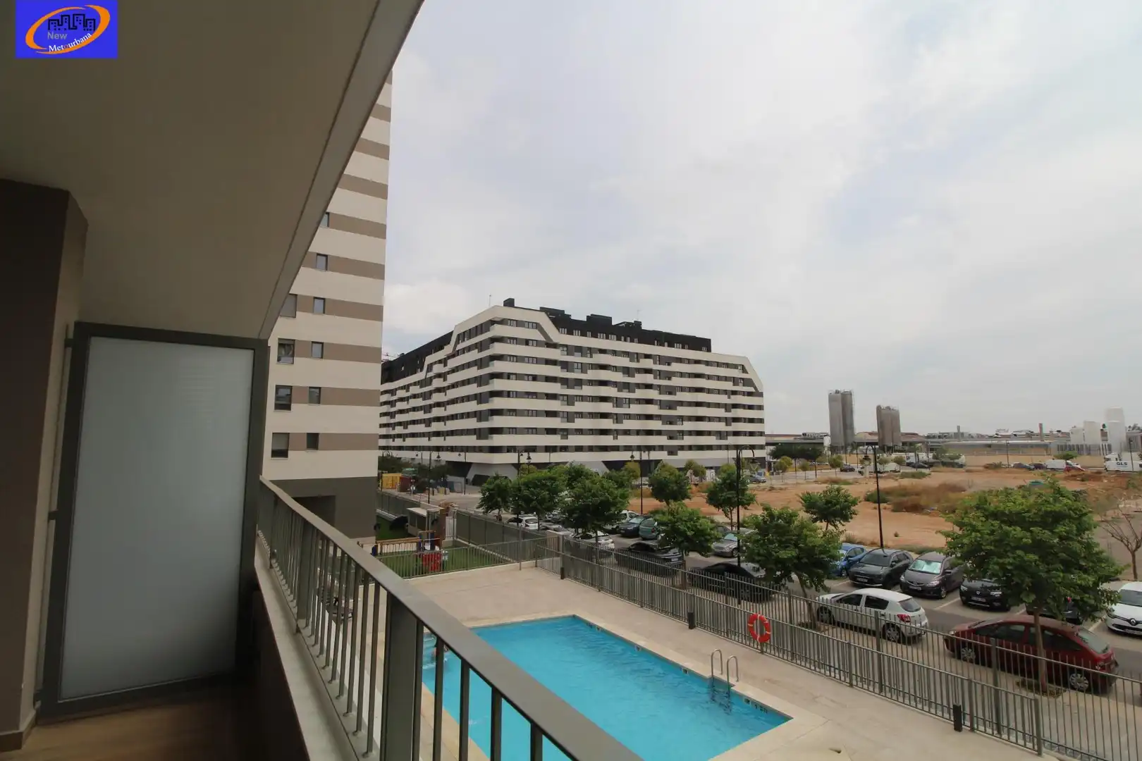 Schwimmbecken von Wohnung zur Miete in Quart de Poblet mit Parkett, Terrasse und Abstellraum