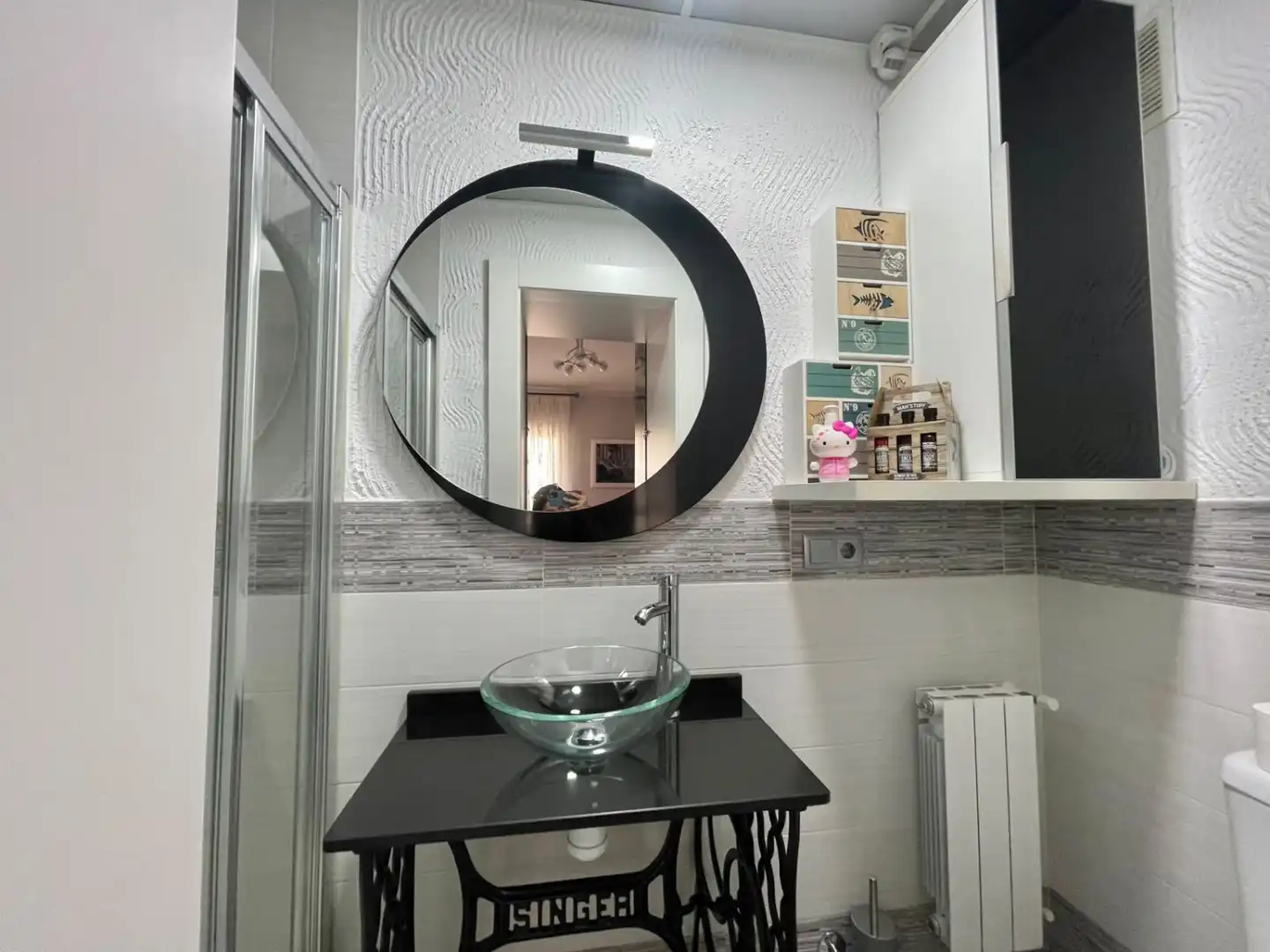 Badezimmer von Wohnung zum Verkauf in Valdepeñas mit Heizung, Terrasse und Balkon