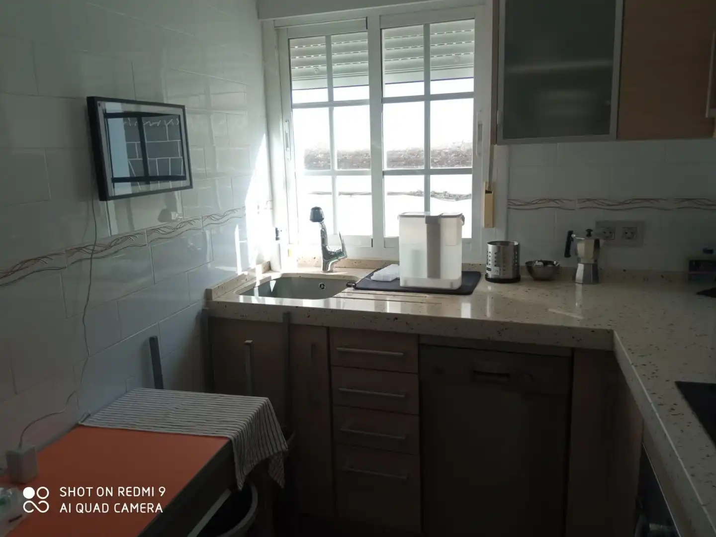 Cocina de Piso de alquiler en Chiclana de la Frontera con Aire acondicionado y Balcón