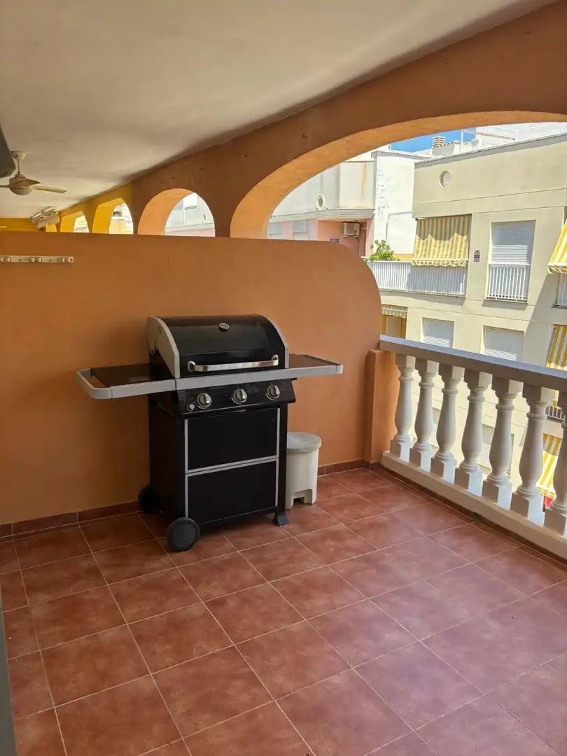 Terraza de Apartamento de alquiler en Moncofa con Aire acondicionado, Calefacción y Terraza